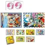 Clementoni Edukit - Coffret d'activités d'apprentissage Disney 4 en 1, puzzle 30 et 48 pièces, mémo, cubes à empiler - Jeu éducatif dès 4 ans