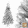 BigBuy Home Sapin de Noël Argenté 120 x 120 x 240 cm