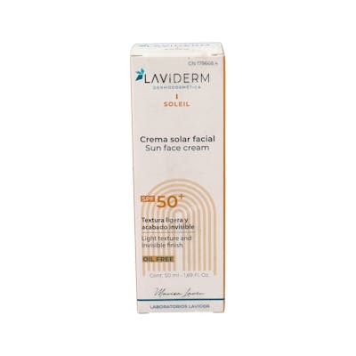 LAVIGOR LAVIDERM Filtre solaire facial SPF50+ oil free 50ml LAVIGOR LAVIDERM Filtre solaire facial SPF50+ oil free 50ml