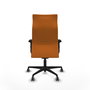 Piqueras Y Crespo Fauteuil Albacete Orange avec mécanisme Synchro et Accoudoirs 2D