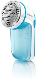 Philips GC026/00 - Rasoir anti-bouloches 3 lames, pile AA, vitesse 8800 tr/min, bleu et blanc