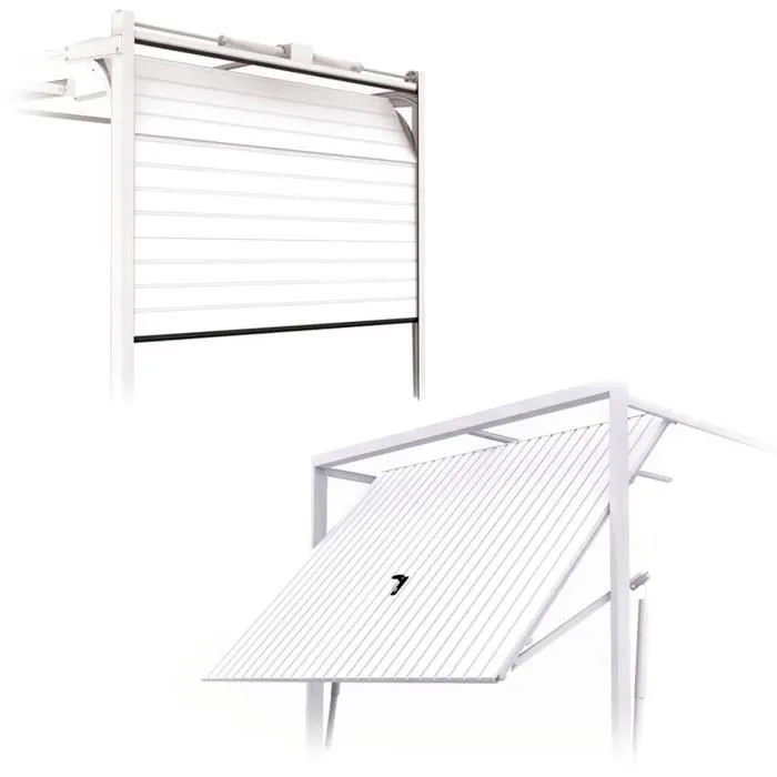 Avidsen Strömma 600 - Motorisation pour porte de garage avec guidage par chaîne et rail en U - Support jusqu'à 75 kg - Inclut 2 télécommandes