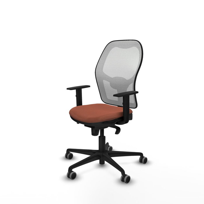 Piqueras y Crespo Chaise de Bureau 1D036G0 Blanc Marron Piqueras y Crespo Chaise de Bureau 1D036G0 Blanc Marron