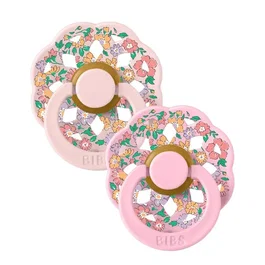 Bibs Sucette BIBS x Liberty Boheme Blossom Mix Taille 1 en Caoutchouc Naturel - Pack de 2