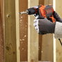 BLACK AND DECKER Perceuse-visseuse à percussion 550W Beh550