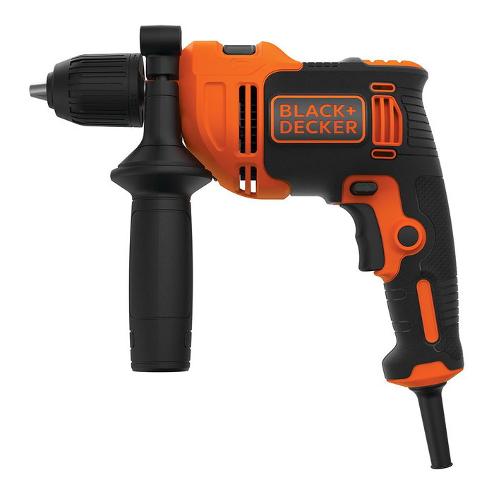 BLACK AND DECKER Perceuse-visseuse à percussion 550W Beh550