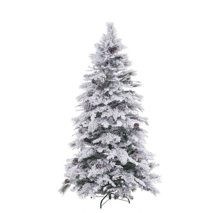 Sapin de Noël Blanc Vert PVC Métal Polyéthylène 150 cm Sapin de Noël Blanc Vert PVC Métal Polyéthylène 150 cm