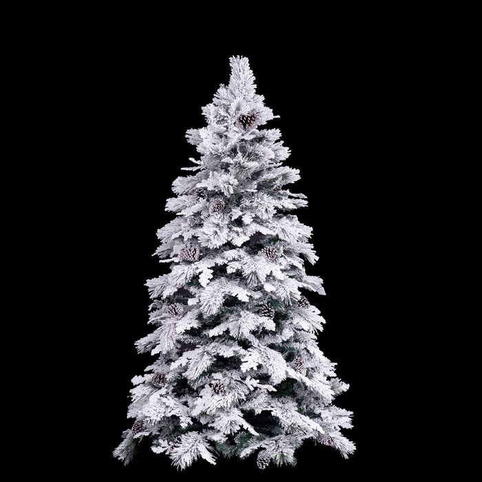 Sapin de Noël Blanc Vert PVC Métal Polyéthylène 150 cm Sapin de Noël Blanc Vert PVC Métal Polyéthylène 150 cm