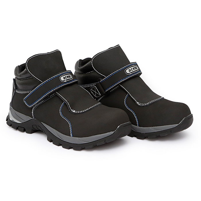ACESS Bota Soldador Serraje S3 Velcro Puntera Y Plantilla No Metalica Talla 42