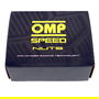 Omp Speed Jeu De 20 Écrous En Aluminium M14x1.5 Clé De 19 Longueur 40 Mm Rouge OMPS09931406