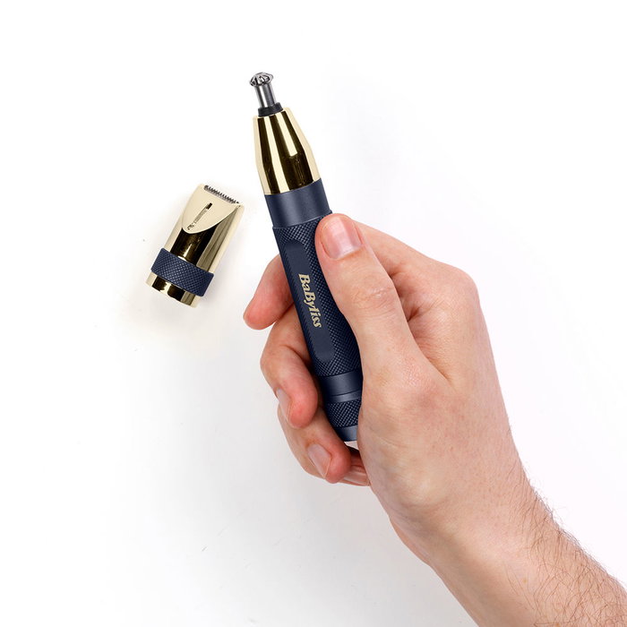 Babyliss Tondeuse de précision E112E Super-X Metal Gold & Navy Edition, Corps Métal, Homme, 1 unité