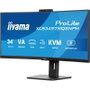 iiyama ProLite XCB3497WQSNPH-B1 Moniteur Incurvé 34 pouces UWQHD 120Hz USB-C Dock