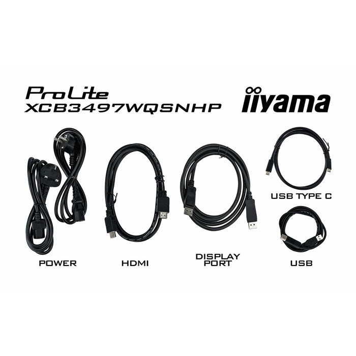 iiyama ProLite XCB3497WQSNPH-B1 34 pouces UWQHD Incurvé iiyama ProLite XCB3497WQSNPH-B1 34 pouces UWQHD Incurvé