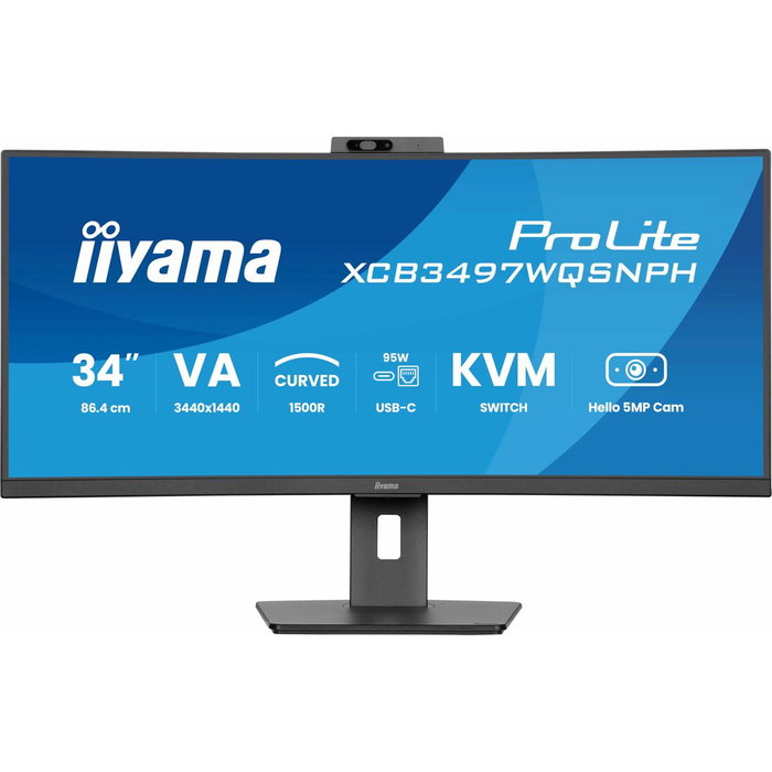 iiyama ProLite XCB3497WQSNPH-B1 34 pouces UWQHD Incurvé iiyama ProLite XCB3497WQSNPH-B1 34 pouces UWQHD Incurvé