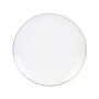 Home Deco Factory Plat avec rebord doré 20,5 cm