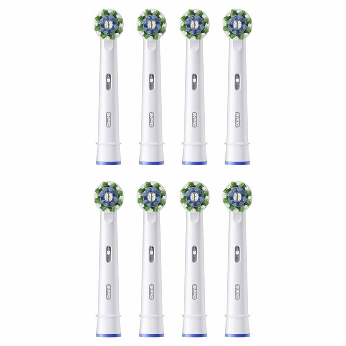 Braun Oral-B Cross Action - Pack de 8 brossettes avec filaments en X Braun Oral-B Cross Action - Pack de 8 brossettes avec filaments en X