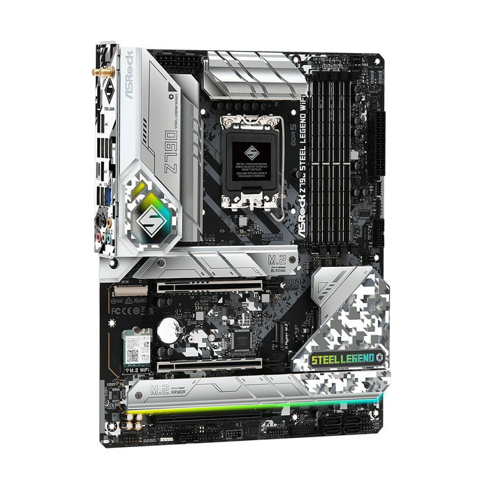 Carte Mère ASRock Z790 Steel Legend WiFi LGA 1700 INTEL Z790 Carte Mère ASRock Z790 Steel Legend WiFi LGA 1700 INTEL Z790