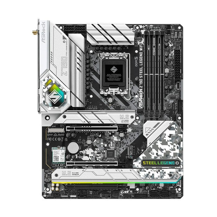 Carte Mère ASRock Z790 Steel Legend WiFi LGA 1700 INTEL Z790 Carte Mère ASRock Z790 Steel Legend WiFi LGA 1700 INTEL Z790