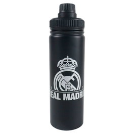 CYP BRANDS Gourde en acier inoxidable Real Madrid 750ml - Sans BPA, résistante à l'oxydation, avec bouchon large