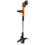 Coupe-bordure sans fil BLACK+DECKER STC1840EPC-QW - 18V - Batterie lithium-ion 4 Ah - Tête pivotante 180° - Capacité de coupe 30 cm