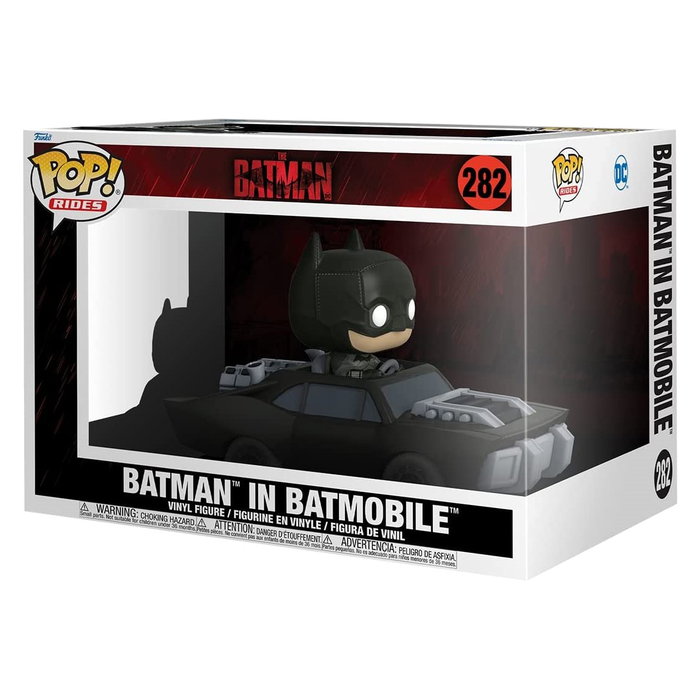 Funko Pop Super Deluxe Batman dans la Batmobile (The Batman)