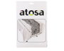 Atosa Chemin de table décoratif 180x46 cm avec motif de toiles d'araignée et araignées