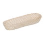 Plateau Blanc Bambou Rotin 44 x 17 x 7 cm (2 Unités)