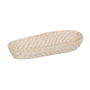 Plateau Blanc Bambou Rotin 44 x 17 x 7 cm (2 Unités)