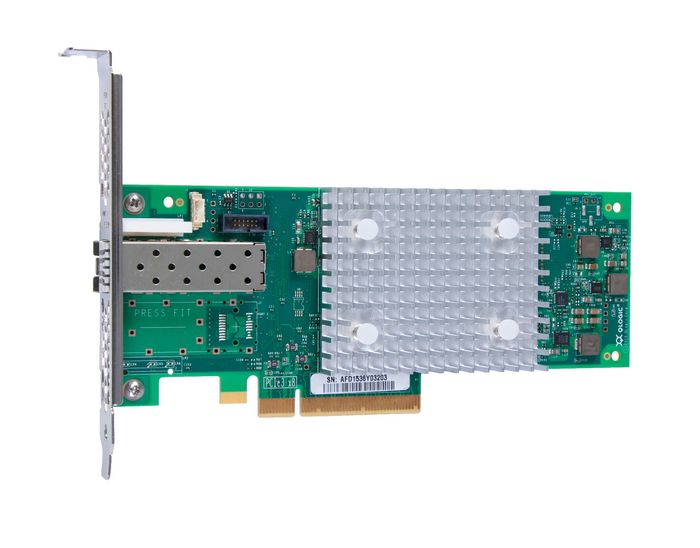 Hewlett Packard Enterprise HPE StoreFabric SN1100Q - Carte HBA Fibre Channel 16Gb 1 port - Adaptateur de bus hôte haute performance pour serveurs virtualisés Hewlett Packard Enterprise HPE StoreFabric SN1100Q - Carte HBA Fibre Channel 16Gb 1 port - Adaptateur de bus hôte haute performance pour serveurs virtualisés
