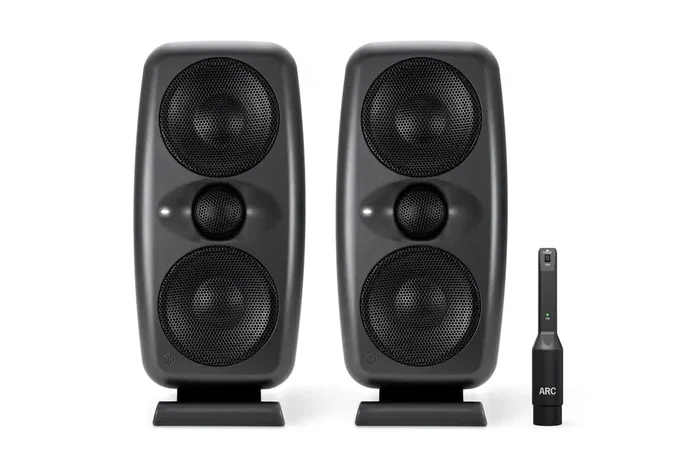 IK Multimedia iLoud MTM MKII Paire de moniteurs de studio + micro de mesure ARC