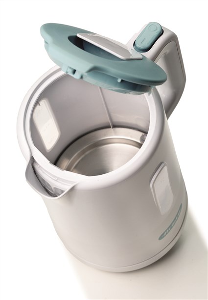 Ariete 2846/01 - Bouilloire électrique 1,7 L Blanche 'Breakfast' avec base 360°, filtre anti-calcaire, arrêt automatique et indicateur de niveau
