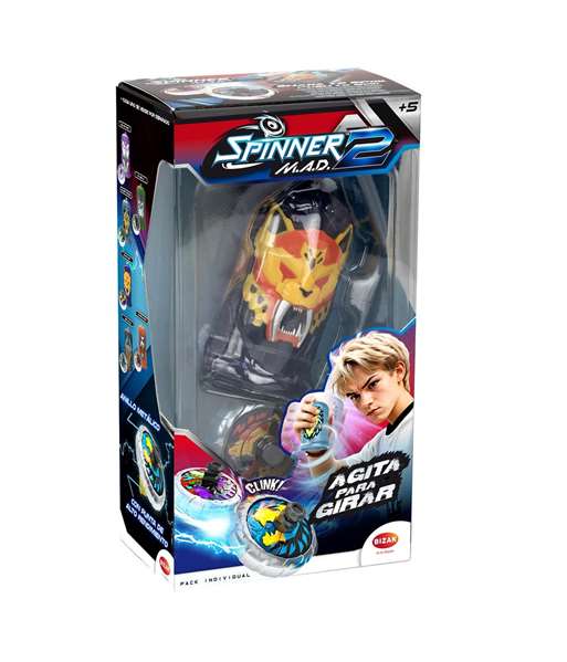 Bizak Spinner Mad 2 Shake Pack Individuel - Modèles surtidos