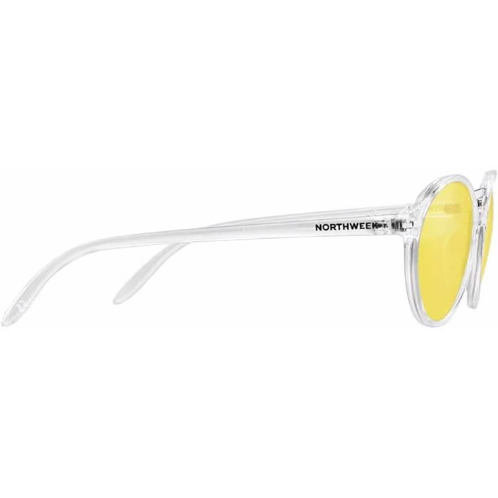 Northweek Lunettes de soleil NS0803002 Phantom - Monture transparente, verres polarisés jaunes - Unisexe
