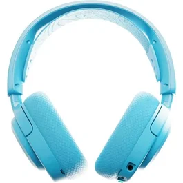 SteelSeries Arctis Nova 3PW - Casque gaming sans fil 2,4 GHz et Bluetooth - Autonomie 40h - Bleu ciel - Compatible PlayStation, PC, Switch