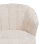 Fauteuil Crème Naturel Bois d'hévéa Foam Tissu 71 x 75 x 76 cm