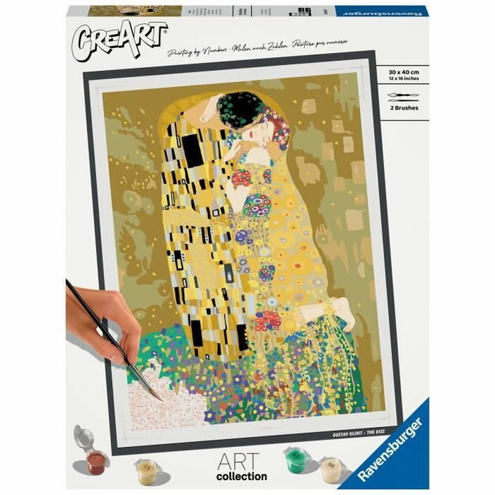 Ravensburger CreArt The Kiss - Peinture par numéros 30x40 cm