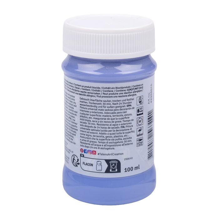 Talens Art Creation Peinture acrylique TAC INT/EXT 100ml Bleu lavande
