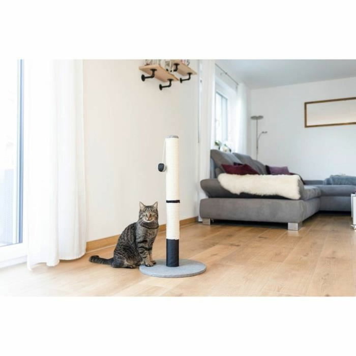 Kerbl Arbre à chat Opal Pro Gris et noir avec balle de jeu