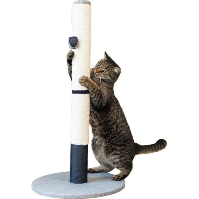 Kerbl Arbre à Chat Opal Pro avec Tronc en Sisal et Balle - Poteau Griffoir pour Petits Chats - 40 x 7 cm - Base 30 cm