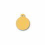 Plaque d'identification pour collier Imarc Circle Jaune