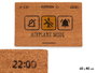 Giftdecor Paillasson Airplane Mode 60 x 40 cm Fibre de Coco PVC (Set de 12)