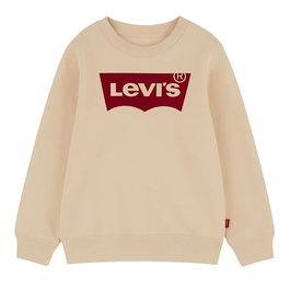 Sweat sans capuche enfant Levi's Batwing Crewneck Blanc L