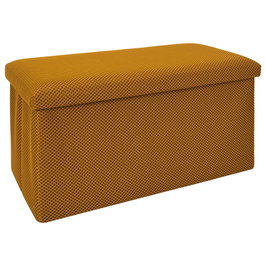 Home Deco Factory Pouf Pliable Atom Moutarde