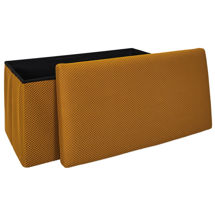 Home Deco Factory Pouf Pliable Atom Moutarde Home Deco Factory Pouf Pliable Atom Moutarde