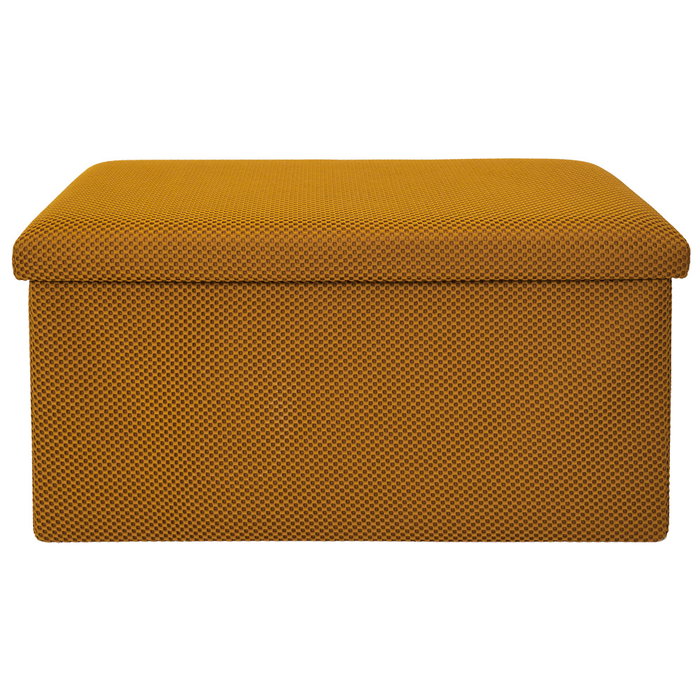 Home Deco Factory Pouf Pliable Atom Moutarde Home Deco Factory Pouf Pliable Atom Moutarde