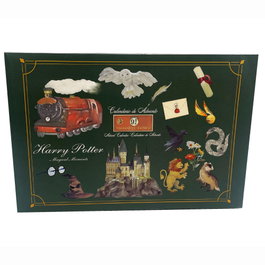 CYP BRANDS Calendrier de l'Avent Harry Potter - 45 x 30 cm - avec Autocollants, Tampons, Bracelet, Puzzle et Peintures - Boîte Décors