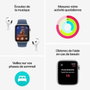 Apple Watch SE GPS 40mm Argent Aluminium Bracelet Denim Sport S/M