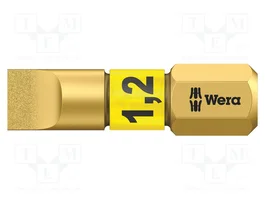 WERA Embout de tournevis plat diamanté 6,5x1,2mm 25mm