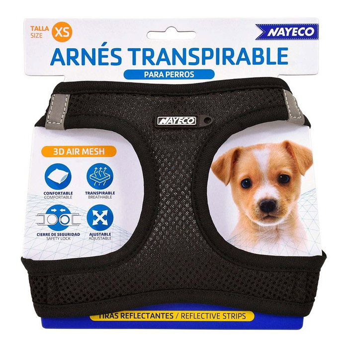 Nayeco Harnais respirant noir XS 35-40 cm Nayeco Harnais respirant noir XS 35-40 cm