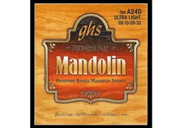 GHS Jeu de cordes mandoline Phosphor Bronze Ultra Light 9-32